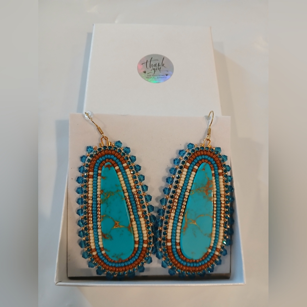 Native Handmade Beaded Earrings
